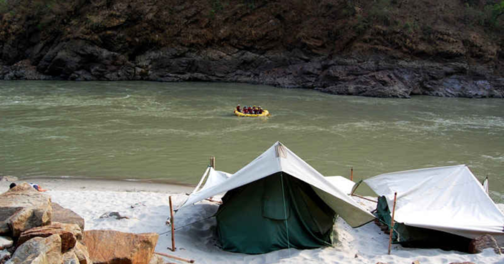 Riverside Camping in Rishikesh, Riverside Camp in Rishikesh, Rishikesh Riverside Camp, Rishikesh camping,