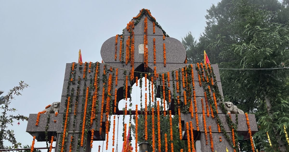 Maa Nanda Devi Badi Jaat Yatra 2026: Complete Travel Guide 2 The Main entrance of the Maa Nanda Devi Temple in Kurud.